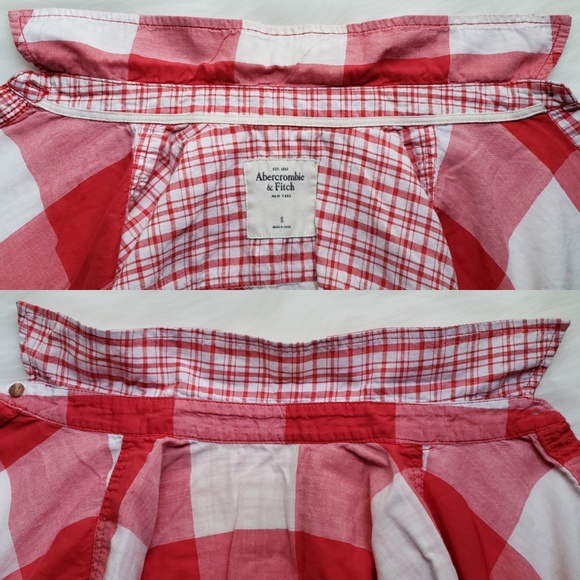 🍂❤️ Abercrombie & Fitch Plaid Button Up Shirt - Picture 7 of 8